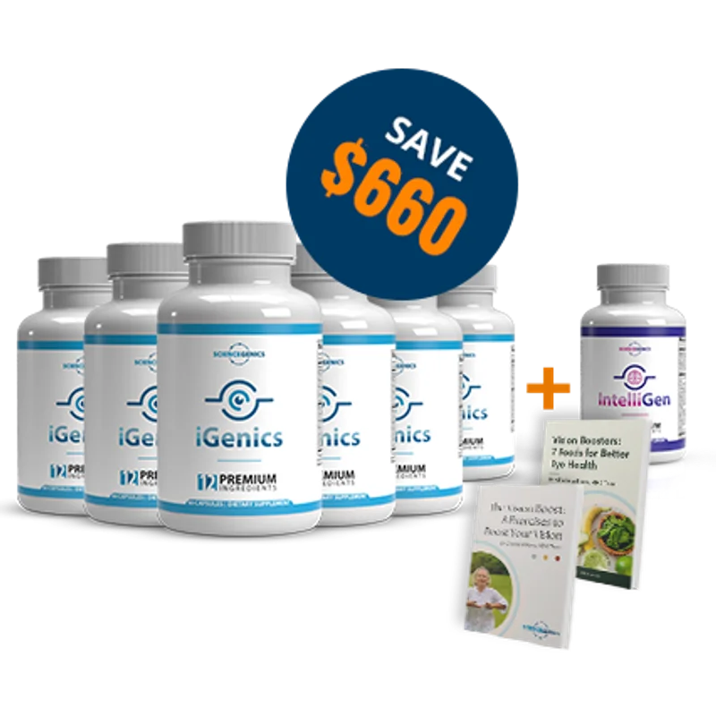 iGenics Sleep Health — 6 Bottle / 180 Day Pack